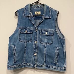 Vintage Eddie Bauer Jean Vest
